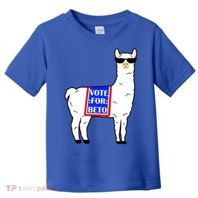 Vote For Beto Llama Toddler T-Shirt