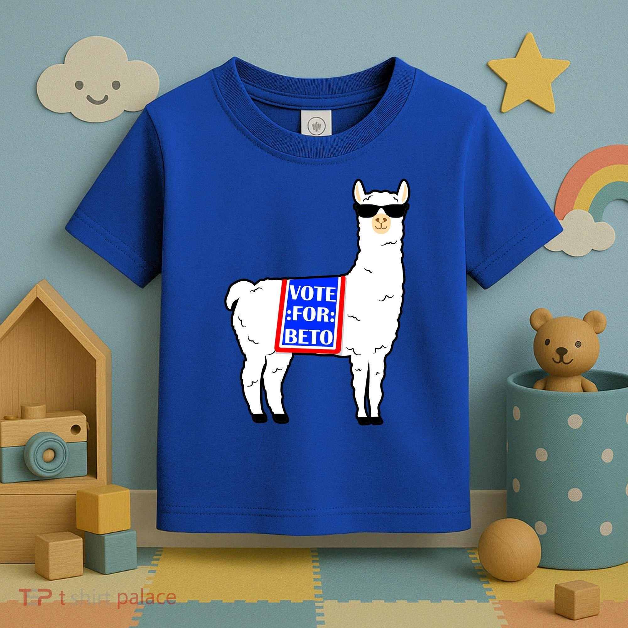 Vote For Beto Llama Toddler T-Shirt