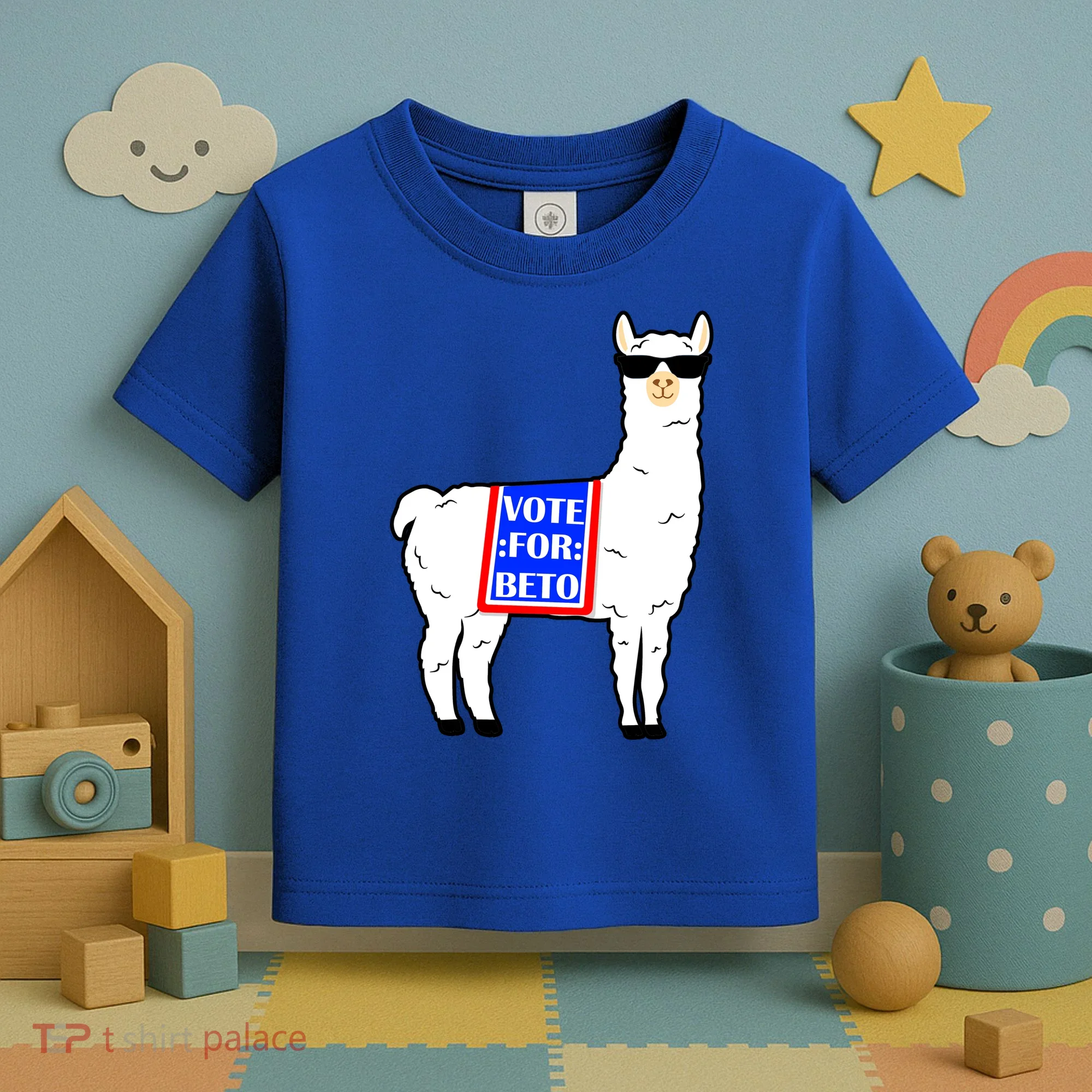 Vote For Beto Llama Toddler T-Shirt