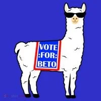 Vote For Beto Llama Toddler T-Shirt thumb 4