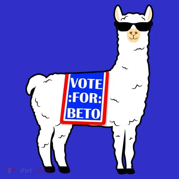 Vote For Beto Llama Women's Long Sleeve Shirt