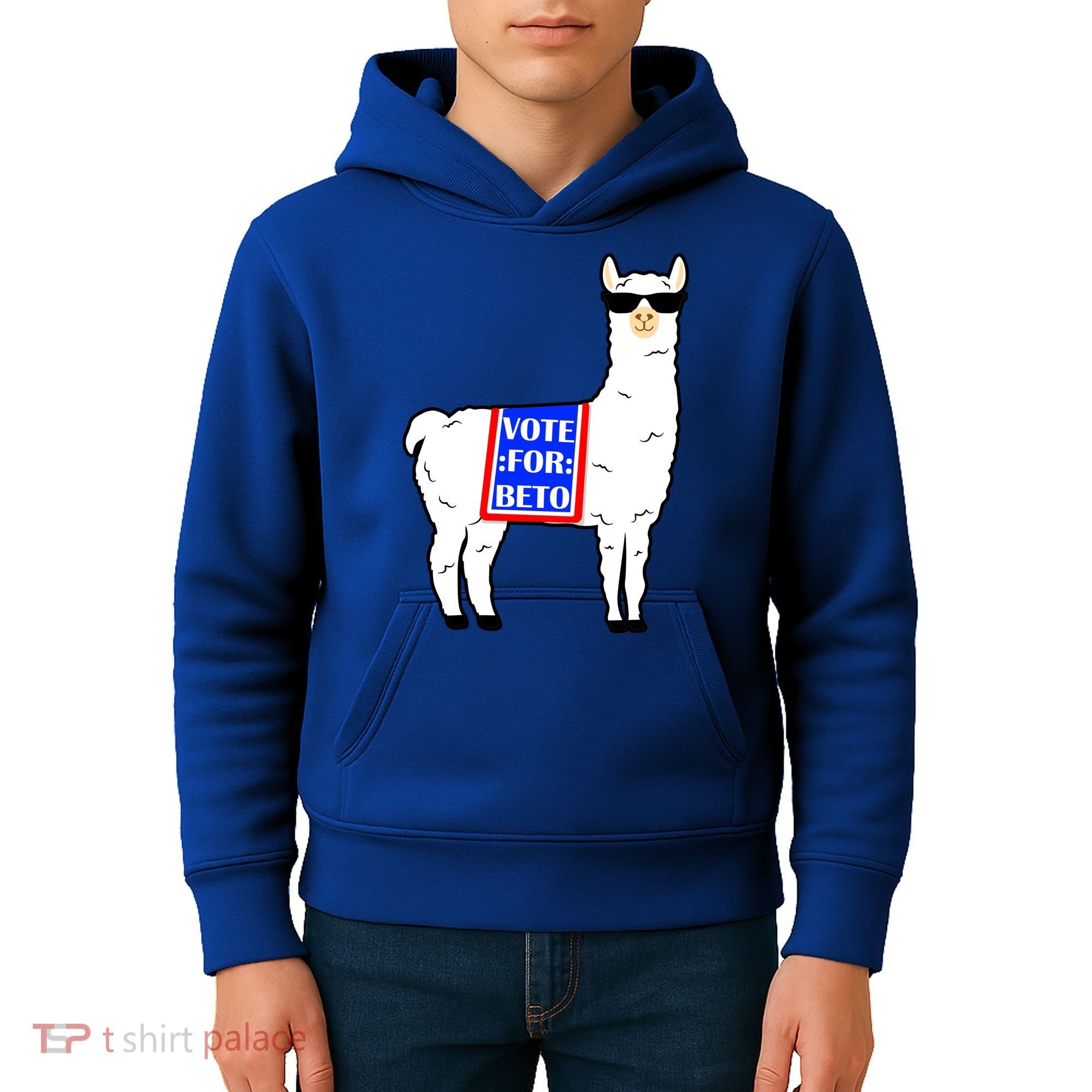 Vote For Beto Llama Kids Hoodie
