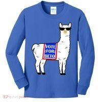 Vote For Beto Llama Kids Long Sleeve Shirt thumb 0