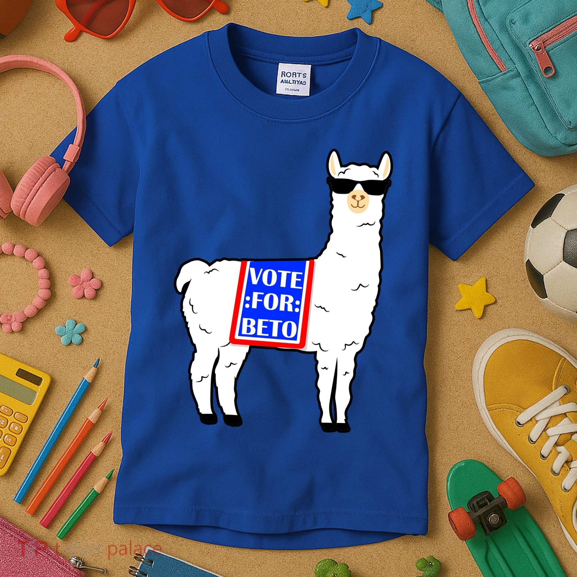 Vote For Beto Llama Kids T-Shirt