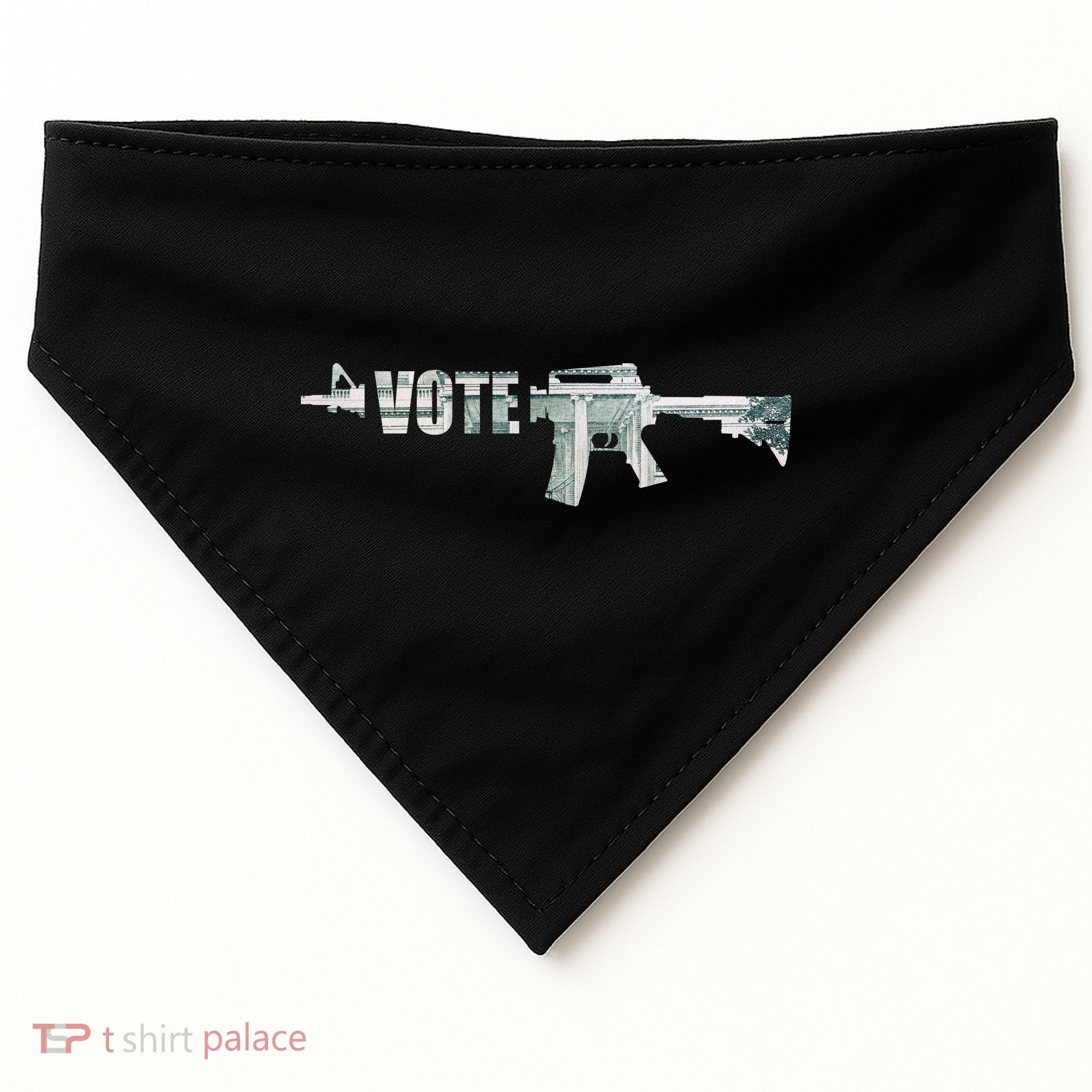 Vote Guns USA-Made Doggie Bandana