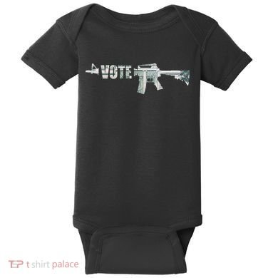 Vote Guns Baby Bodysuit