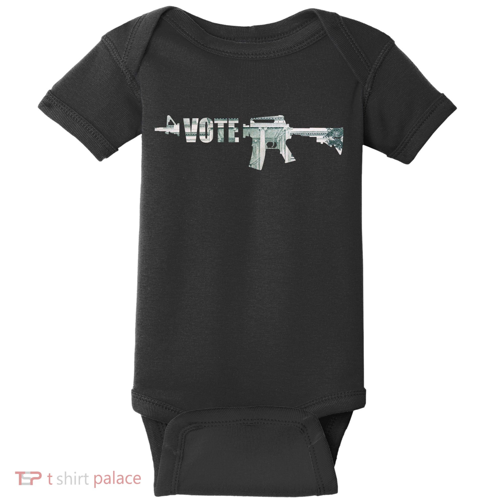 Vote Guns Baby Bodysuit