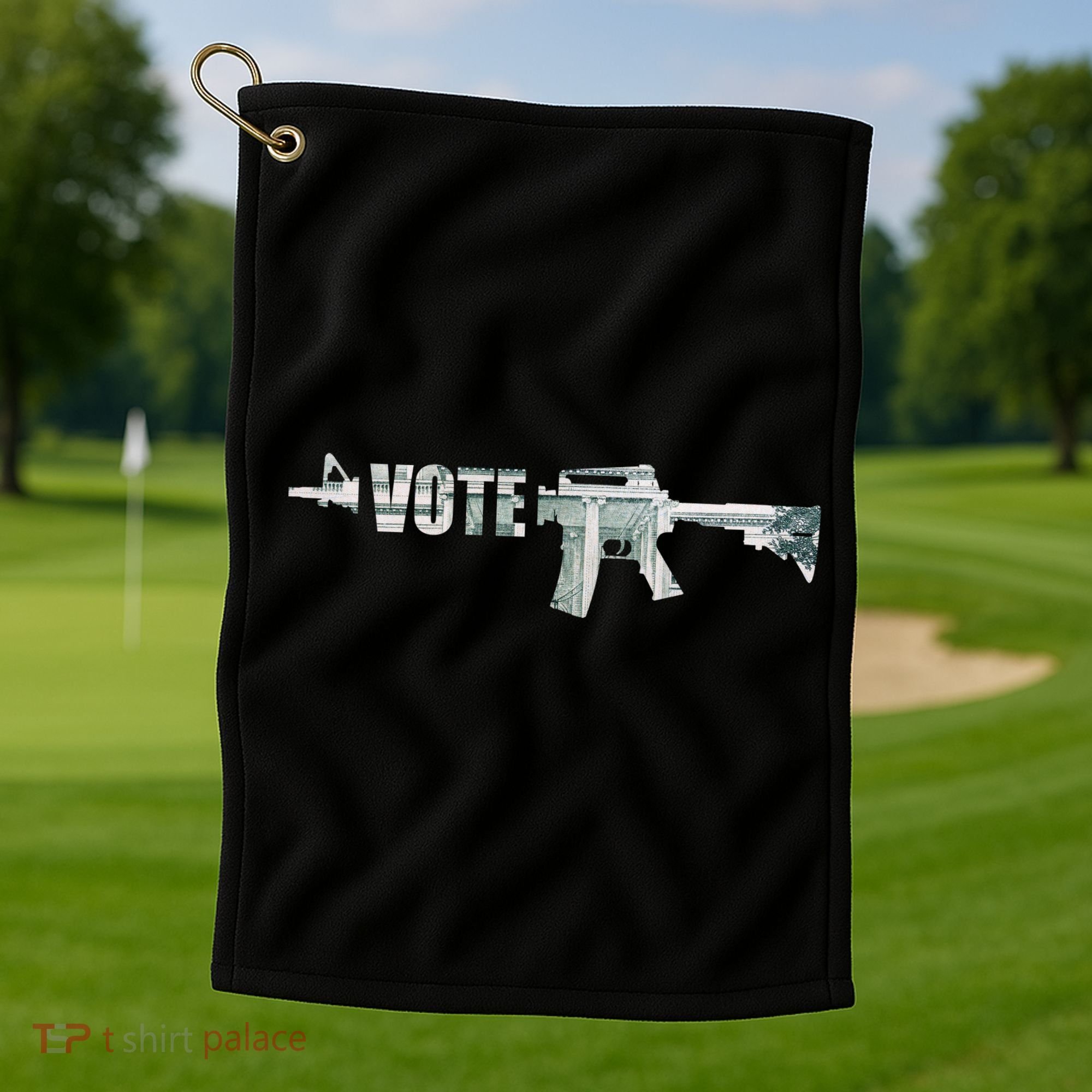 Vote Guns Golf Towel