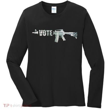 Vote Guns Women's Long Sleeve Shirt