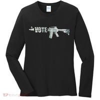 Vote Guns Women's Long Sleeve Shirt thumb 0