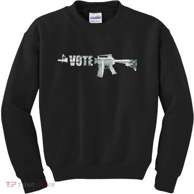 Vote Guns Kids Sweatshirt