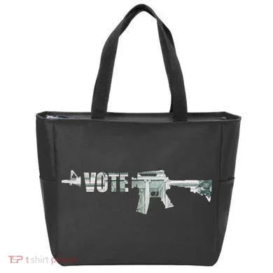 Vote Guns Tote Bag