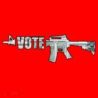 Vote Guns Santa Hat thumb 1