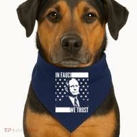 Vote In Fauci We Trust USA-Made Doggie Bandana thumb 1
