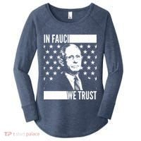 Vote In Fauci We Trust Women's Perfect Tri Tunic Long Sleeve Shirt thumb 0