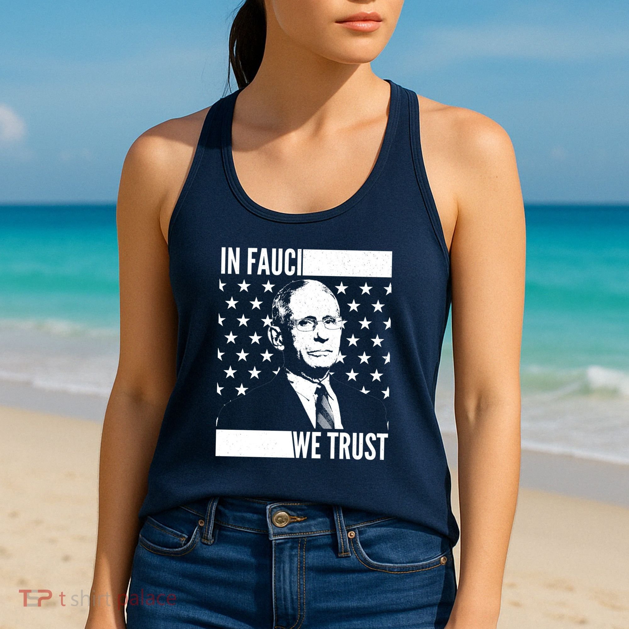 Vote In Fauci We Trust Women's Tank Top