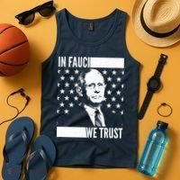 Vote In Fauci We Trust Tank Top thumb 4