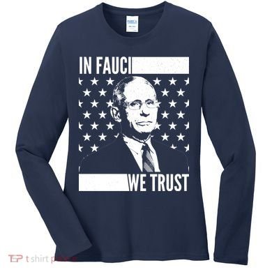 Vote In Fauci We Trust Women's Long Sleeve Shirt