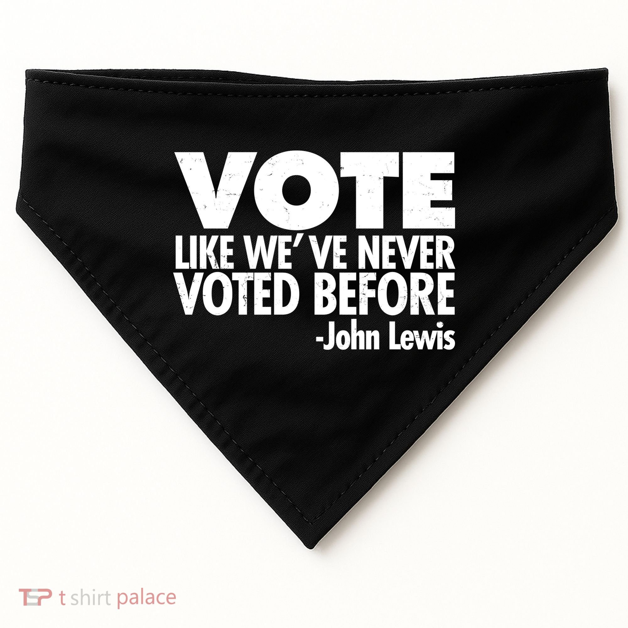VOTE Like We've Never Voted Before John Lewis USA-Made Doggie Bandana