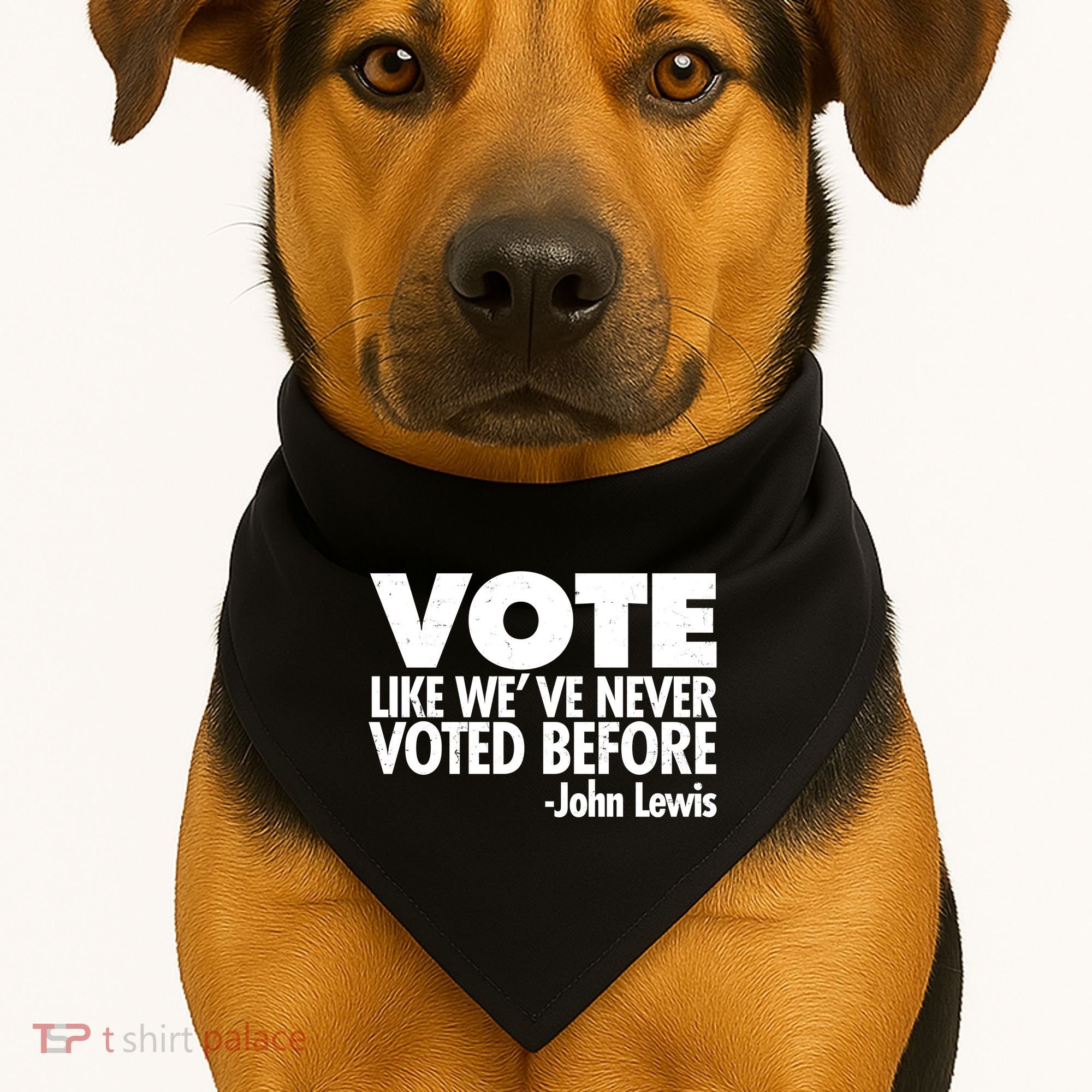 VOTE Like We've Never Voted Before John Lewis USA-Made Doggie Bandana