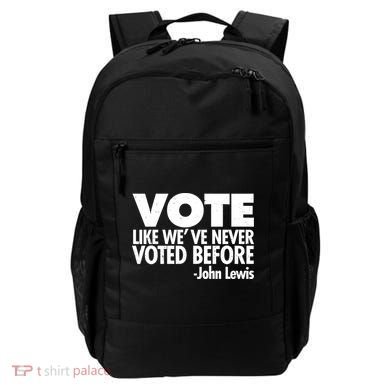 VOTE Like We've Never Voted Before John Lewis Backpack