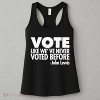 VOTE Like We've Never Voted Before John Lewis Women's Tank Top thumb 3