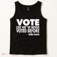 VOTE Like We've Never Voted Before John Lewis Tank Top thumb 2