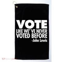 VOTE Like We've Never Voted Before John Lewis Golf Towel thumb 0