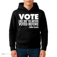 VOTE Like We've Never Voted Before John Lewis Kids Hoodie thumb 4