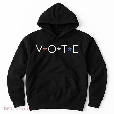 VOTE Red White Blue Stars Hoodie