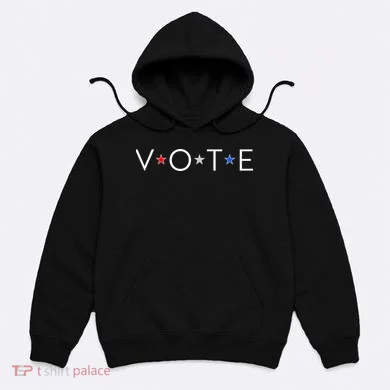 VOTE Red White Blue Stars Hoodie