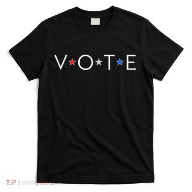 VOTE Red White Blue Stars T-Shirt