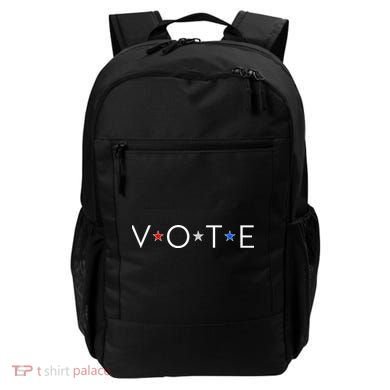 VOTE Red White Blue Stars Backpack