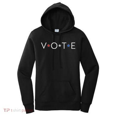 VOTE Red White Blue Stars Women's Hoodie