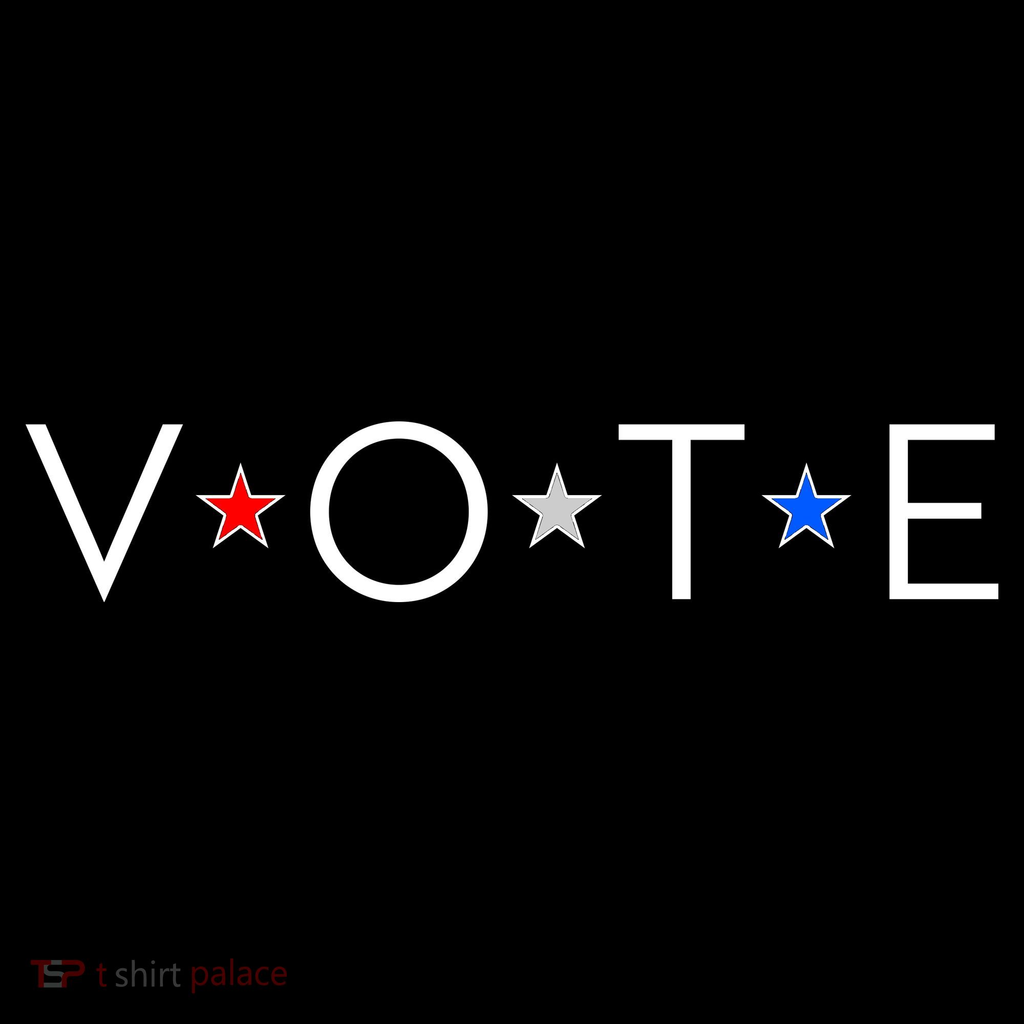 VOTE Red White Blue Stars Women's Hoodie