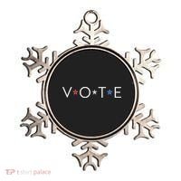 VOTE Red White Blue Stars Ornament thumb 0