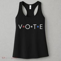 VOTE Red White Blue Stars Women's Tank Top thumb 3