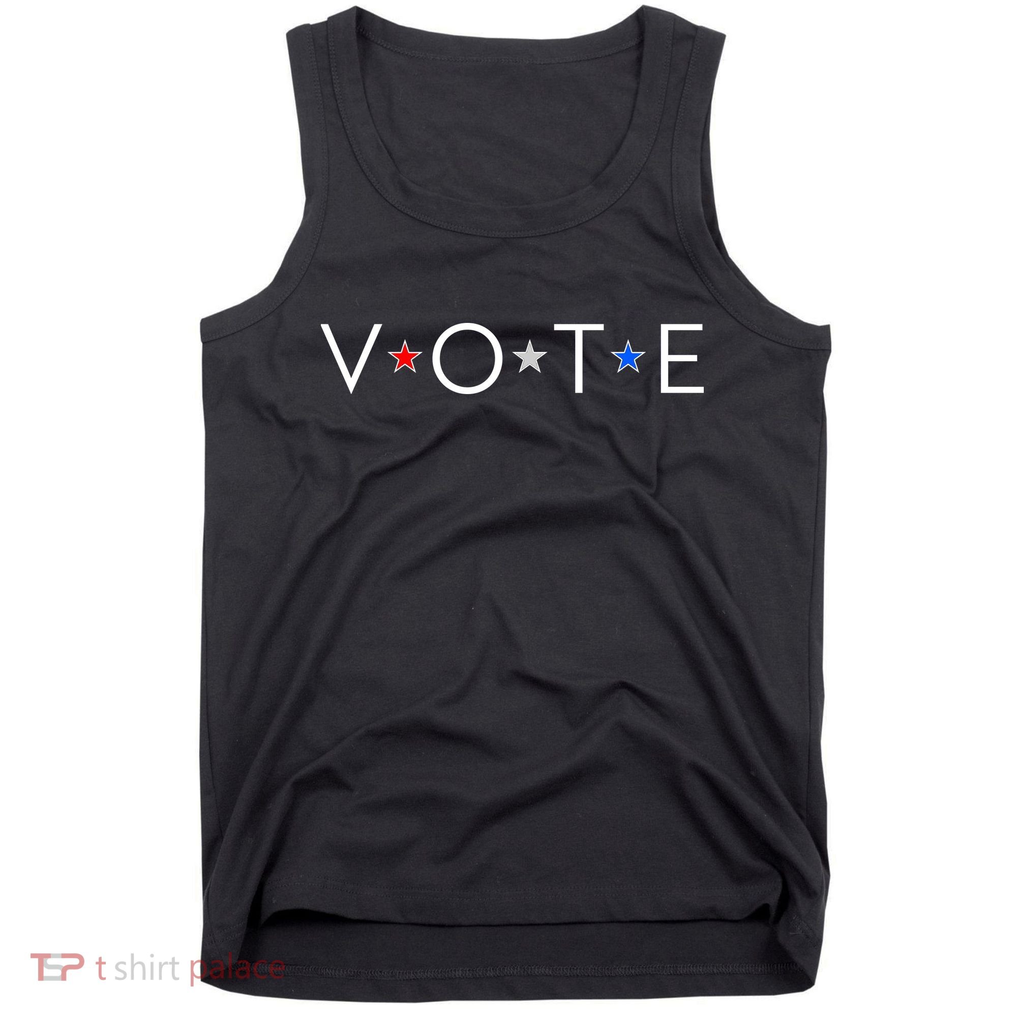 VOTE Red White Blue Stars Tank Top