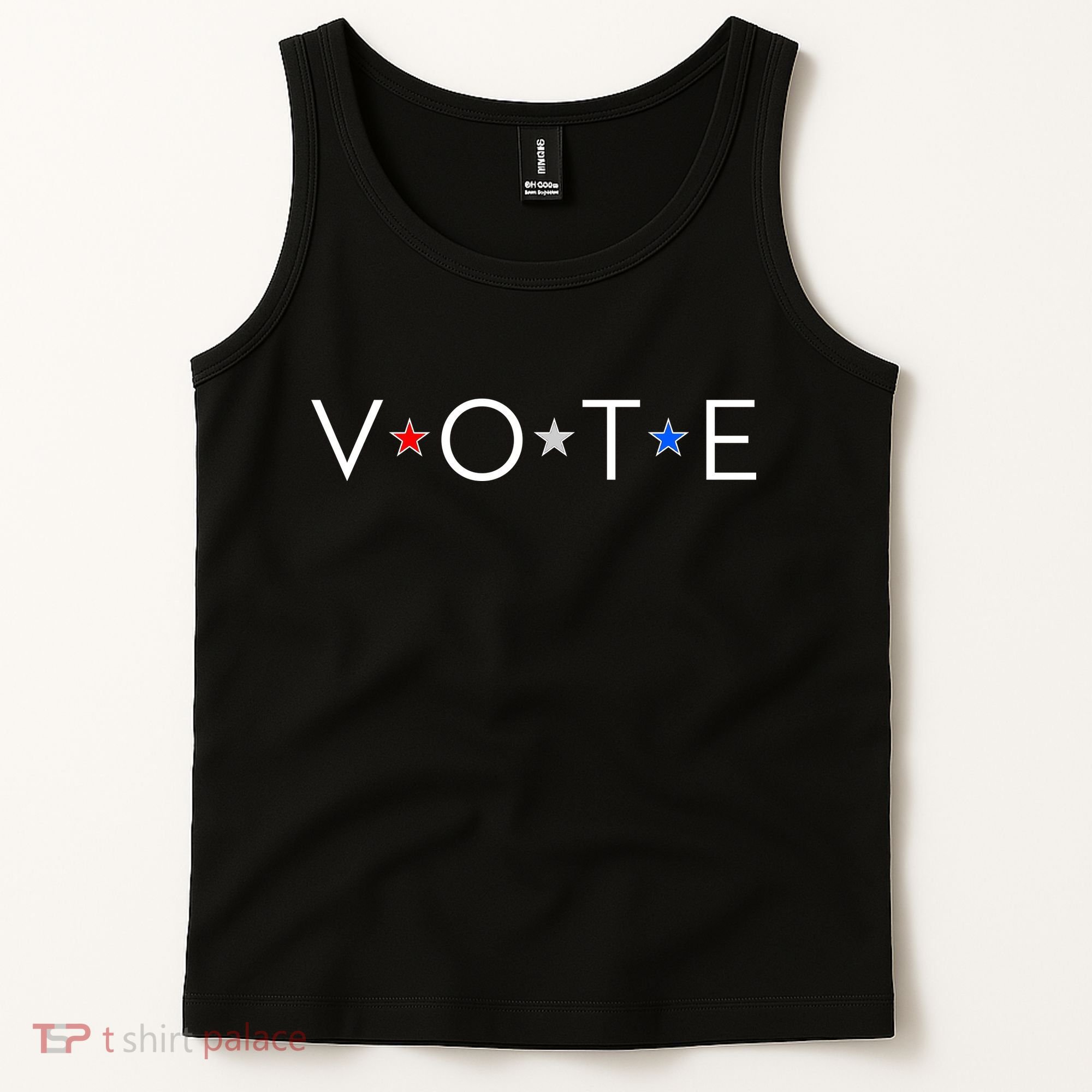 VOTE Red White Blue Stars Tank Top