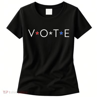 VOTE Red White Blue Stars Women's T-Shirt