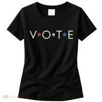 VOTE Red White Blue Stars Women's T-Shirt thumb 0