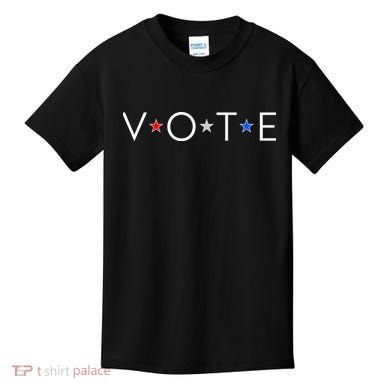 VOTE Red White Blue Stars Kids T-Shirt