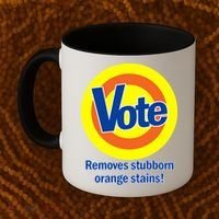 Vote Remove Stubborn Orange Stains Coffee Mug thumb 2