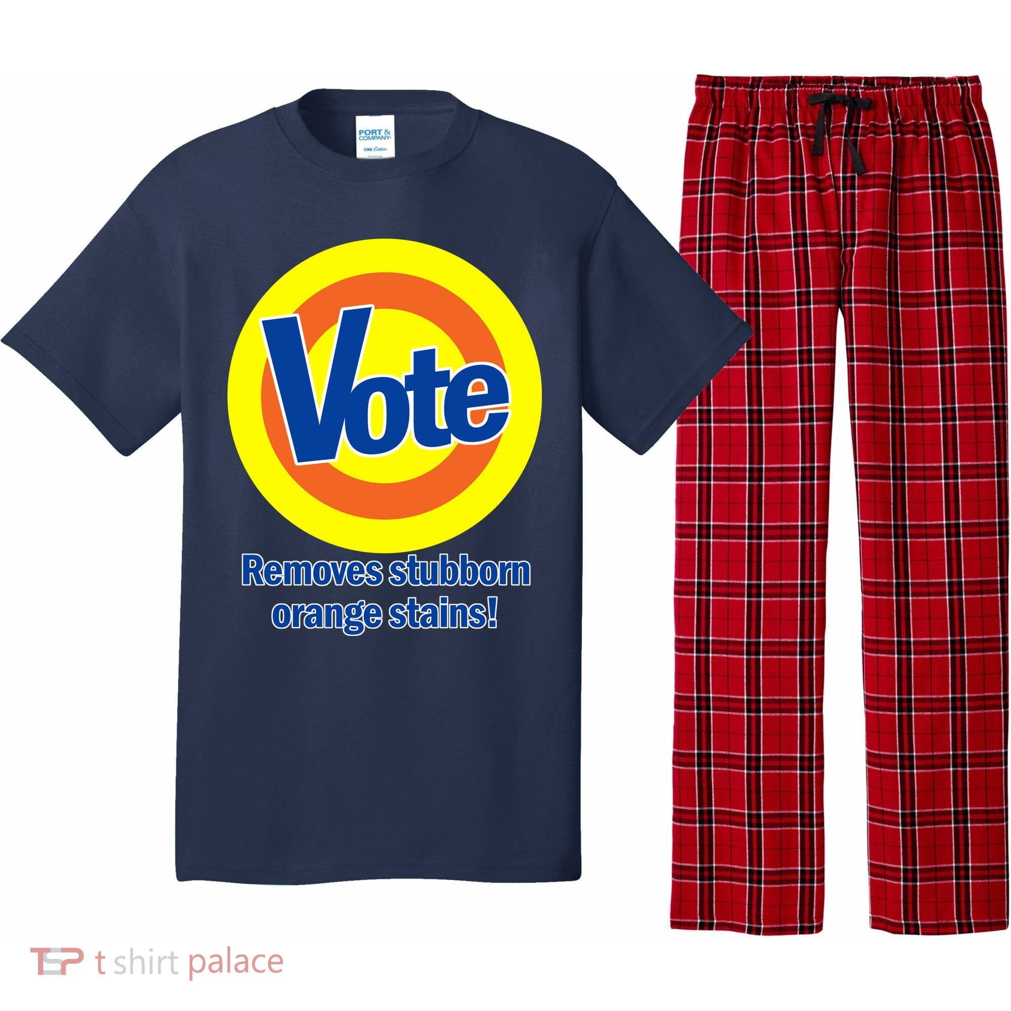 Vote Remove Stubborn Orange Stains Pajama Set