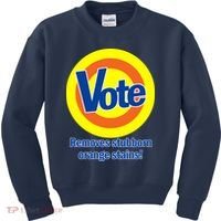 Vote Remove Stubborn Orange Stains Kids Sweatshirt thumb 0