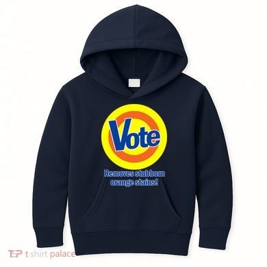 Vote Remove Stubborn Orange Stains Kids Hoodie