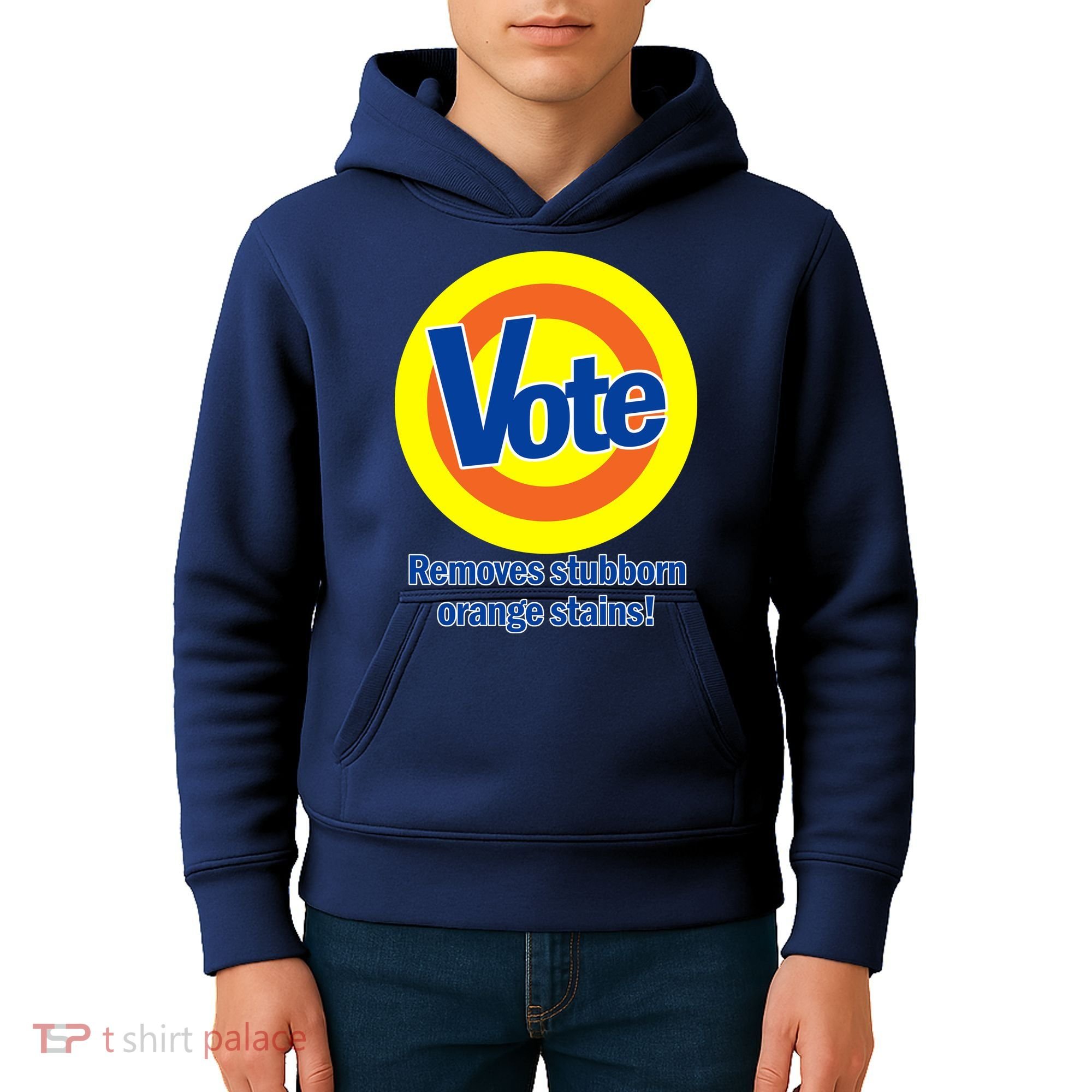 Vote Remove Stubborn Orange Stains Kids Hoodie