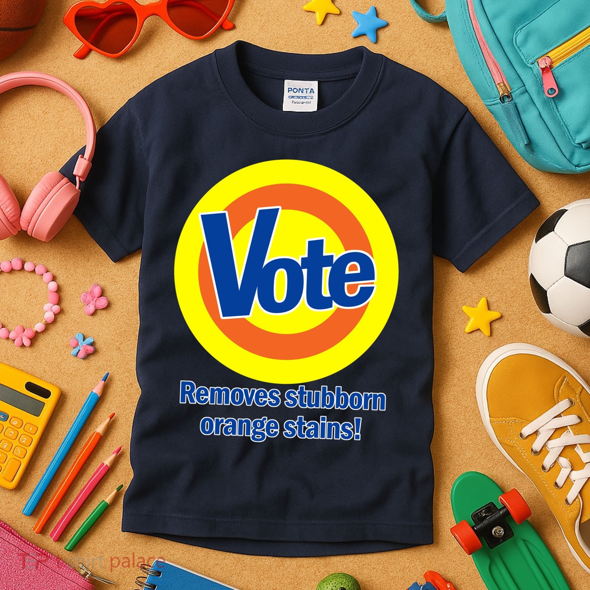 Vote Remove Stubborn Orange Stains Kids T-Shirt