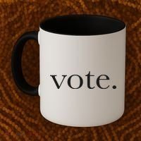 Vote Simple Logo Coffee Mug thumb 2