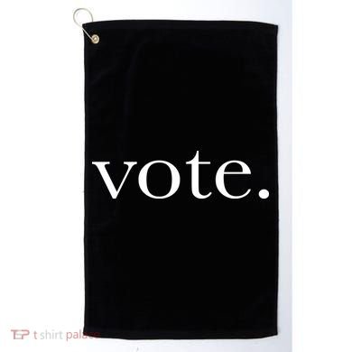 Vote Simple Logo Golf Towel